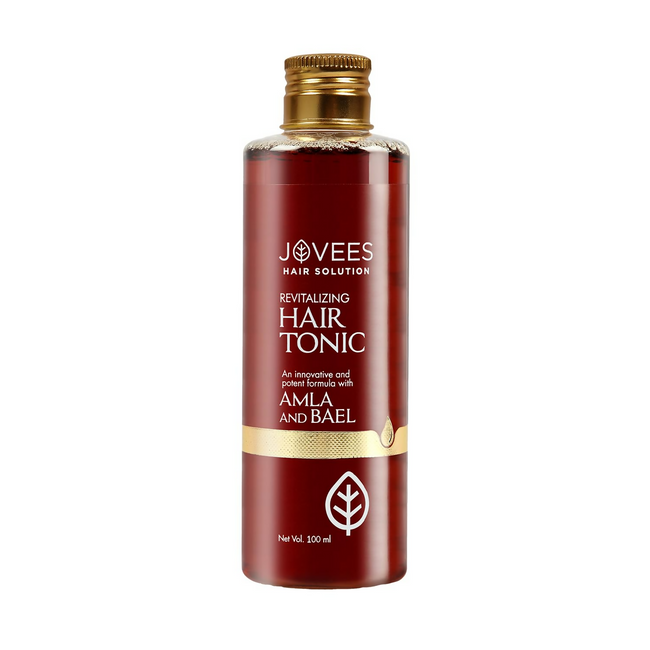 Jovees Revitalising Amla & Bael Hair Tonic For Long, Strong & Thick Hair Hover Image