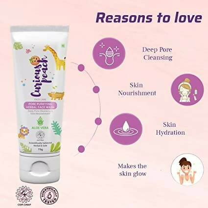 Curious Peach Pore Purifying Herbal Face Wash