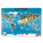 Nesta Toys World Map Jigsaw Puzzle for Kids, Jumbo Floor Puzzle, Educational Toy (6+ Years)