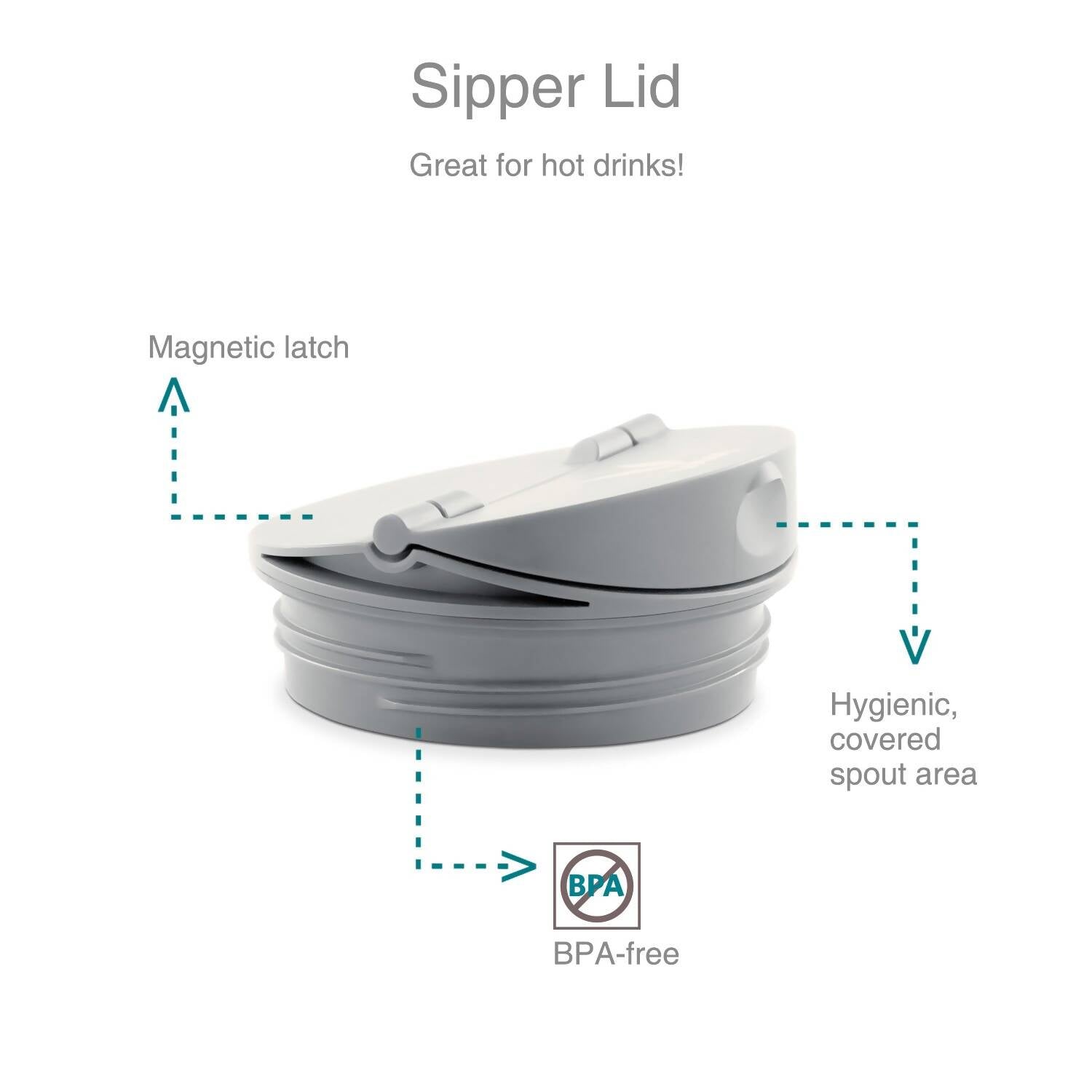 Vaya Drynk Stainless Steel Water Bottle Tumbler for Office - 600ml (White)