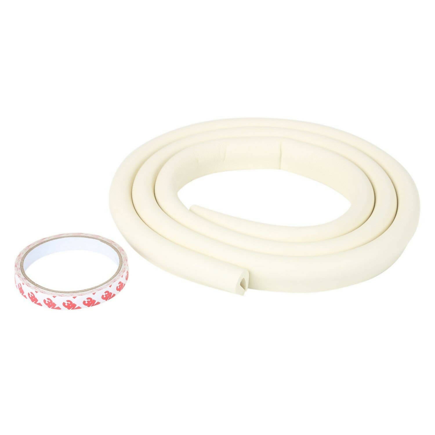 Safe-O-Kid Unique High Density 2 Mtr Long U - Shaped 2 Edge Guard Strips -White