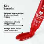 Foxtale Brightening SPF 30 Lip Balm - Ruby Glaze (Blueberry), Brightens Lips, Reduces Pigmentation