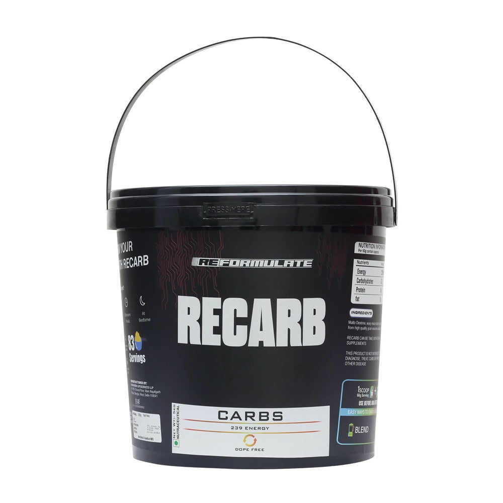 Reformulate Recarb I Carbs I 239 Energy I Nutraceutical - Unflavoured