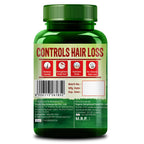 Himalayan Organics Plant Based Hair-Skin Vitamin Biotin + DHT Blocker Veg Capsules