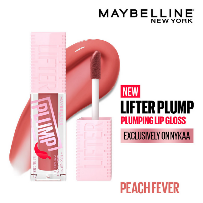 Maybelline New York Lifter Plump - Plumping Lip Gloss - Peach Fever Main Image