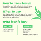 PLIX The Plant Fix Jamun Face Wash & Acne Marks Serum Combo