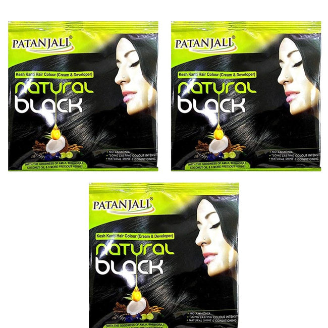 Patanjali Kesh Kanti Hair Colour (Cream & Developer) - Natural Black Main Image