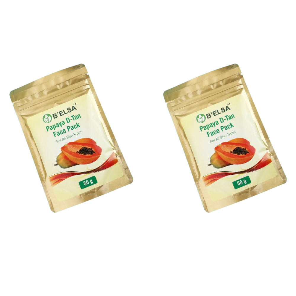 Belsa Herbals Organic Papaya D-Tan Face Pack