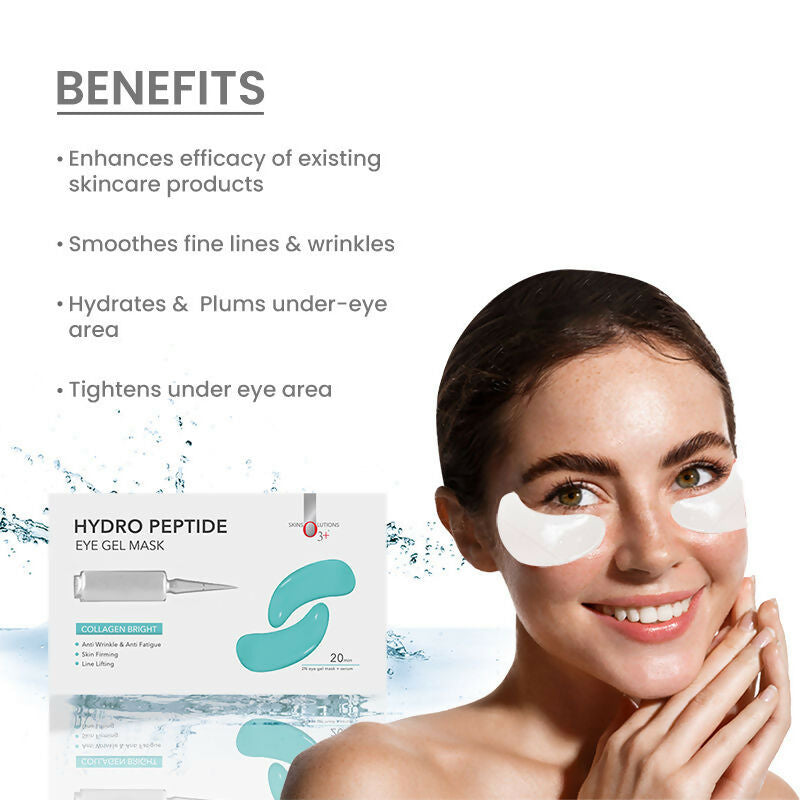 Professional O3+ Hydro Peptide Hydrogel Eye Patch Mask With Collagen & Hyaluronic Acid For Dark Circles