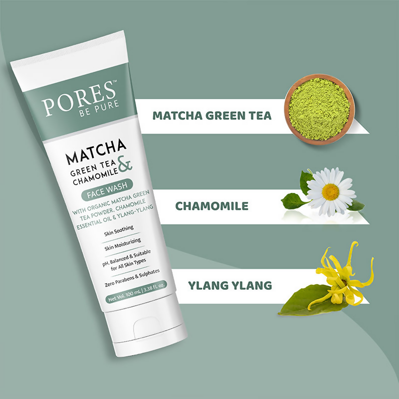 Pores Be Pure Matcha Green Tea Purifying Face Wash