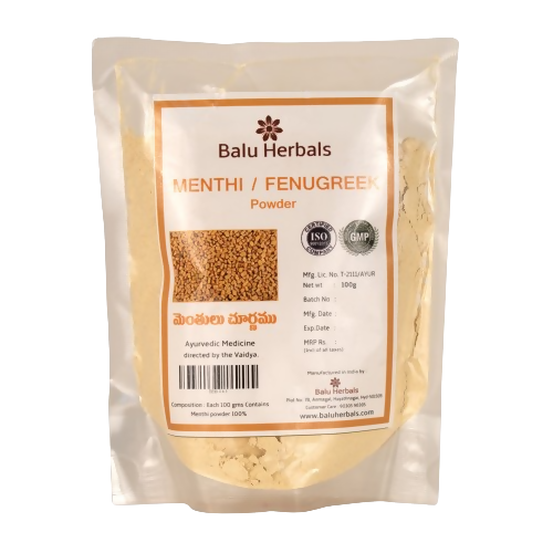 Balu Herbals Fenugreek (Menthula) Powder Hover Image