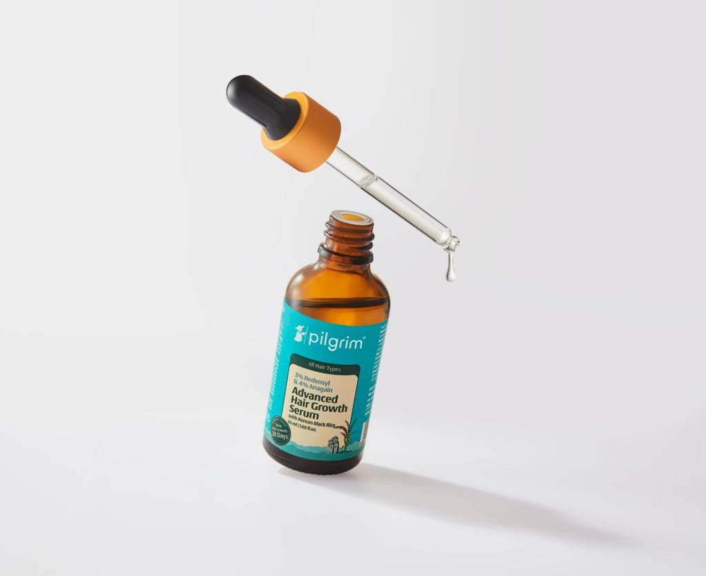 Pilgrim 3% Redensyl + 4% Anagain Advanced Hair Growth Serum with Korean Black Rice
