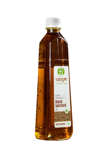 Siddhagiri's Satvyk Organic Wood Pressed Black Mustard Oil Hover Image