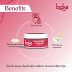 Bake 2% Kojic Acid Beetroot Lip Scrub For Dark Lips & Pigmentation
