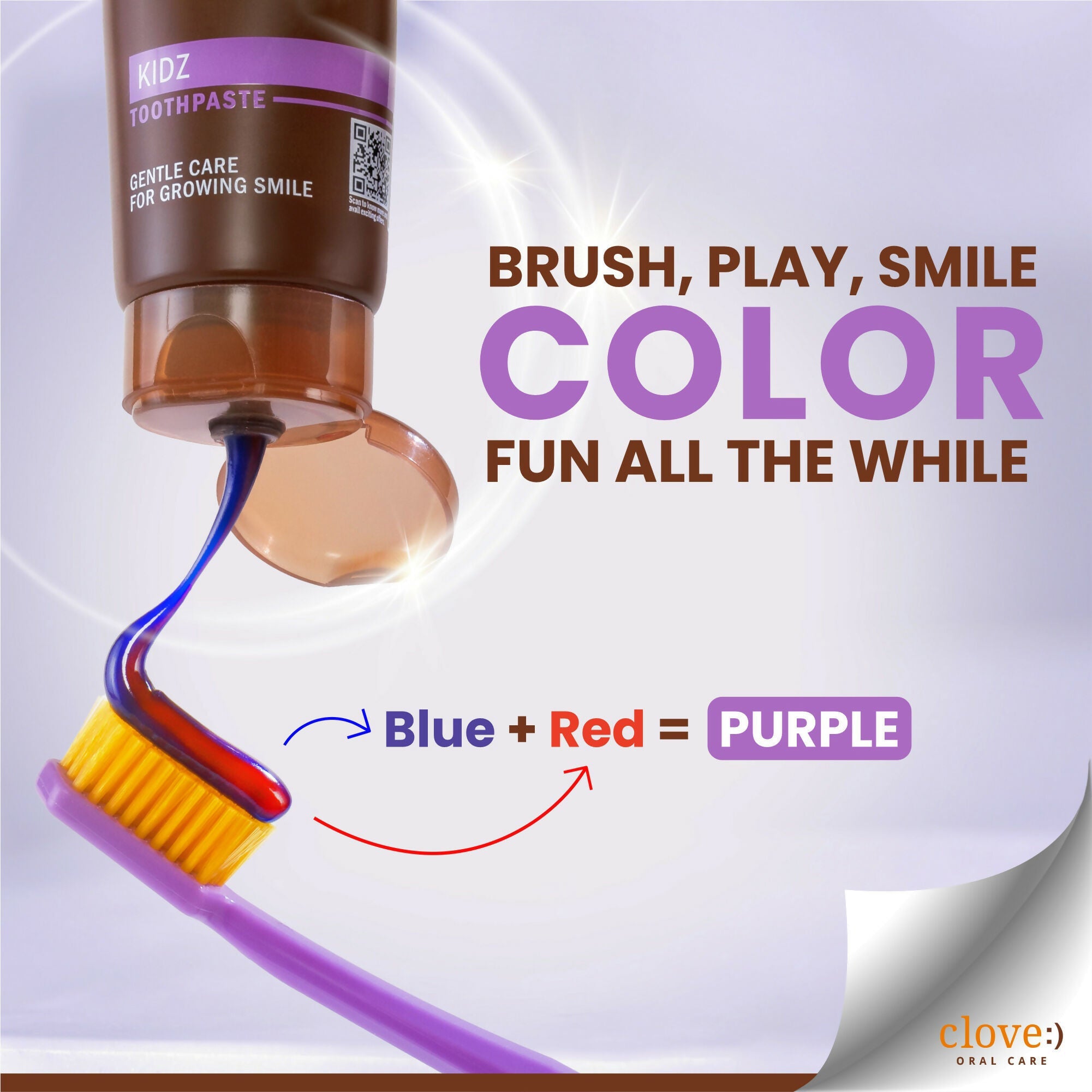 Clove Kids Toothpaste (3+years) Natural Strawberry Flavour