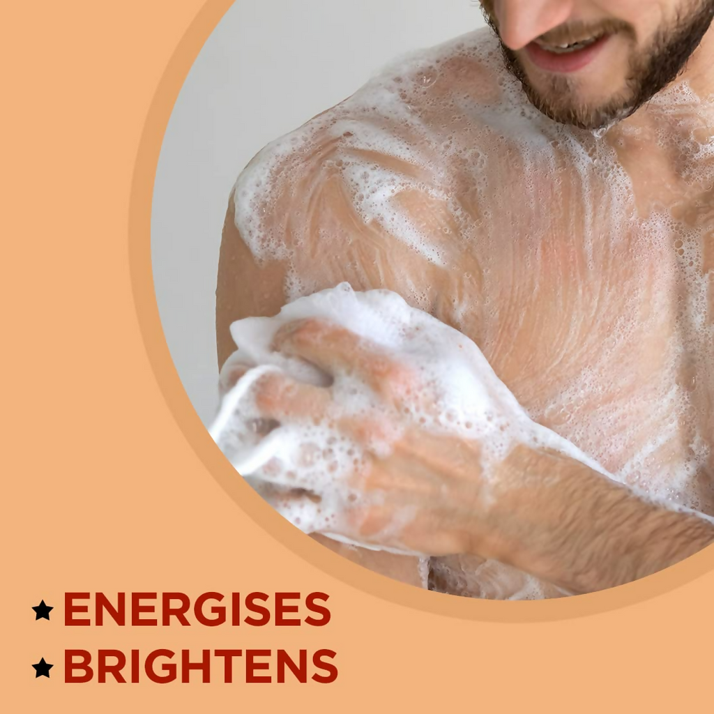 The Man Company Perfumed Body Wash- Bergamot & Mandarin Glowing & Bright Skin With Turmeric & Orange Peel Extract