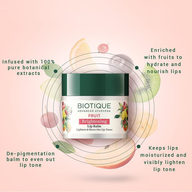 Biotique Advanced Ayurveda Bio Fruit Whitening Lip Balm Main Image