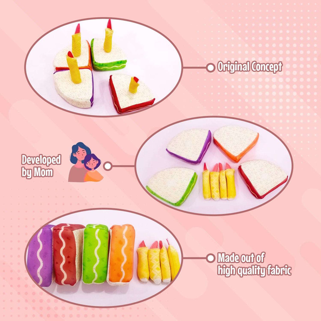 The Small Wonderland Pretend play Cake -Realistic kids kitchen /cooking toys