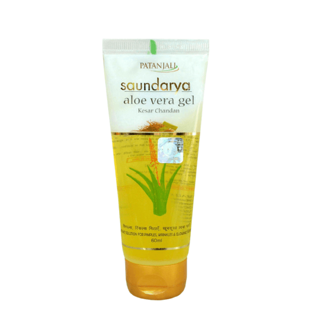 Patanjali Saundarya Aloe Vera Gel Kesar Chandan Hover Image