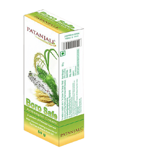 Patanjali Boro Safe Antiseptic Cream With Aloe Vera & Tea Tree Oil Main Image