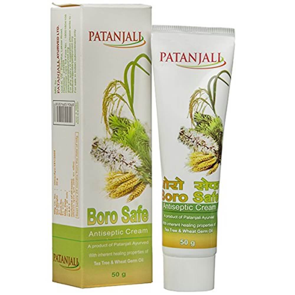 Patanjali Boro Safe Antiseptic Cream With Aloe Vera & Tea Tree Oil