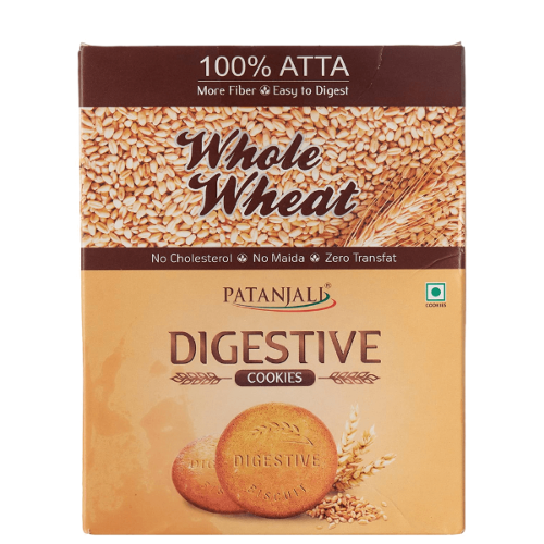 Patanjali Digestive Cookies (Pack of 4) Hover Image