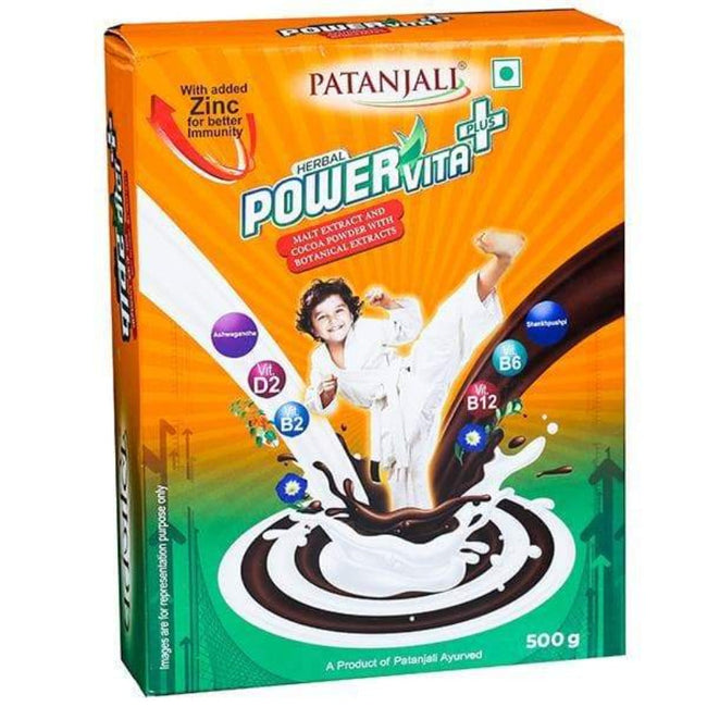 Patanjali Herbal Powervita Powder Plus Refill Pack - 500Gm Hover Image