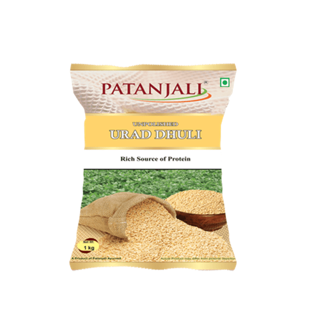 Patanjali Unpolished Urad Dhuli Dal (1 kg) Hover Image