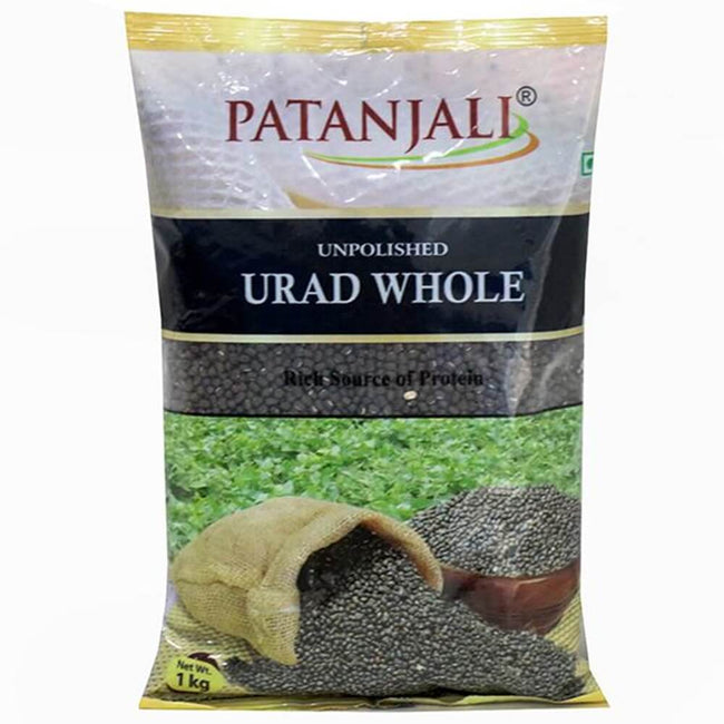 Patanjali Unpolished Urad Whole (1 kg) Hover Image