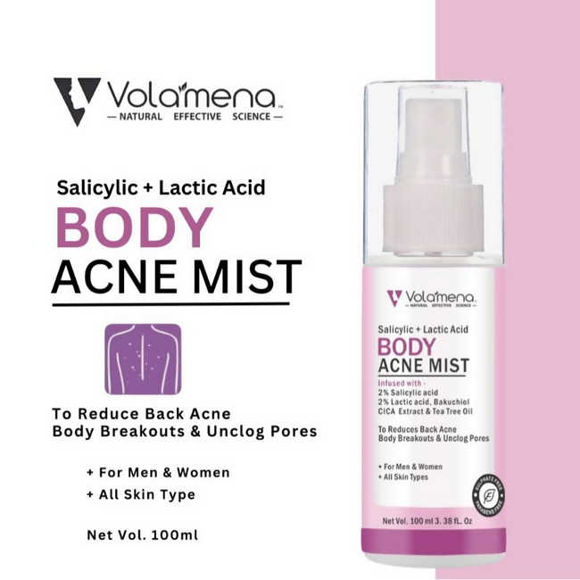 Volamena Body Acne Mist With Salicylic & Lactic Main Image