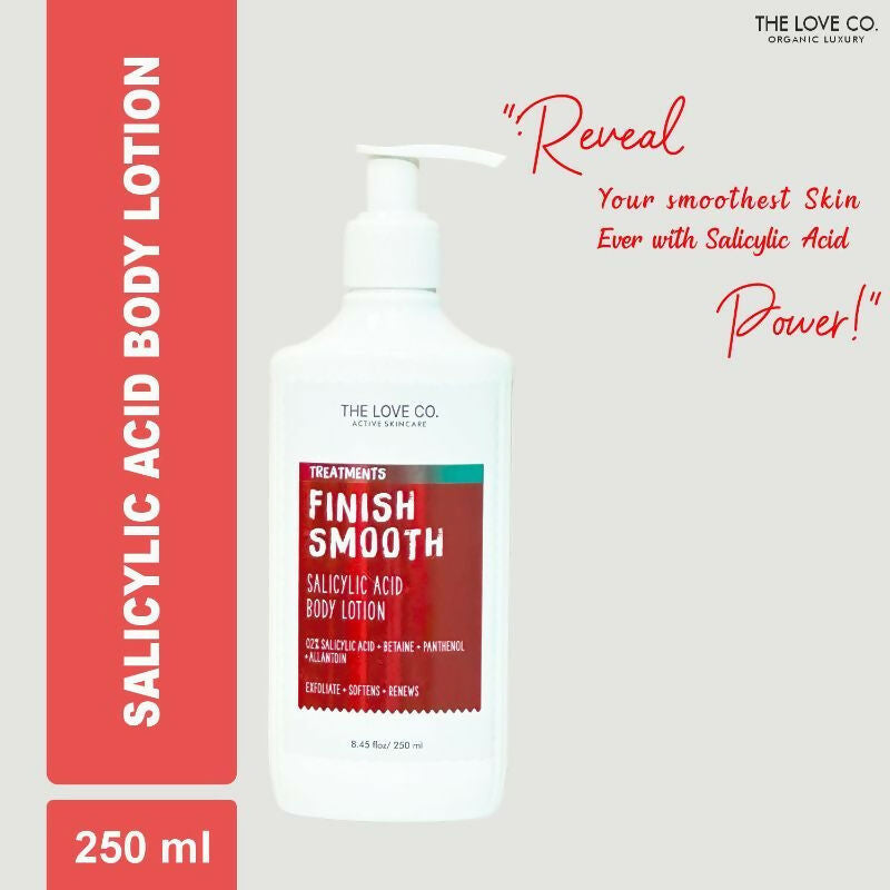 The Love Co. Finish Smooth Salicylic Acid Body Lotion
