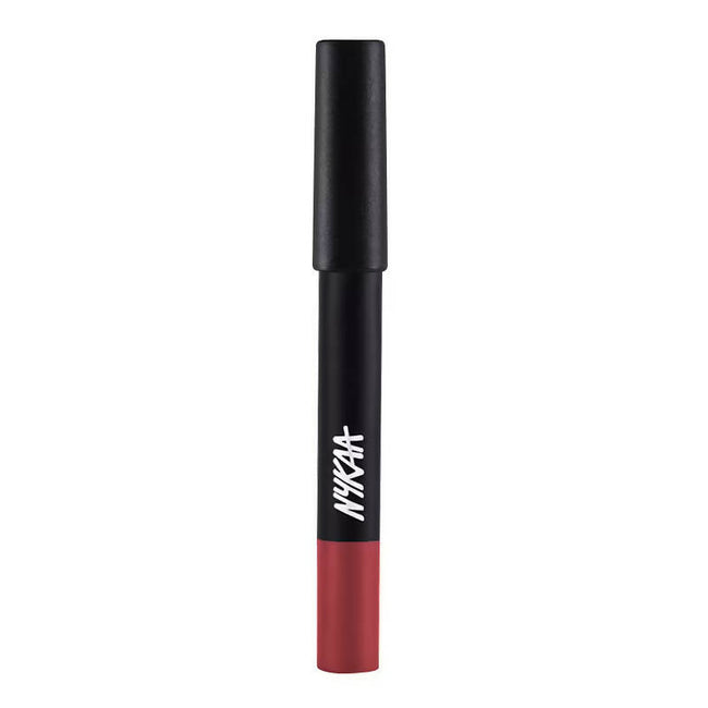 Nykaa Matte-Illicious Lip Crayon Lipstick - Kiss N Tell 06 Main Image