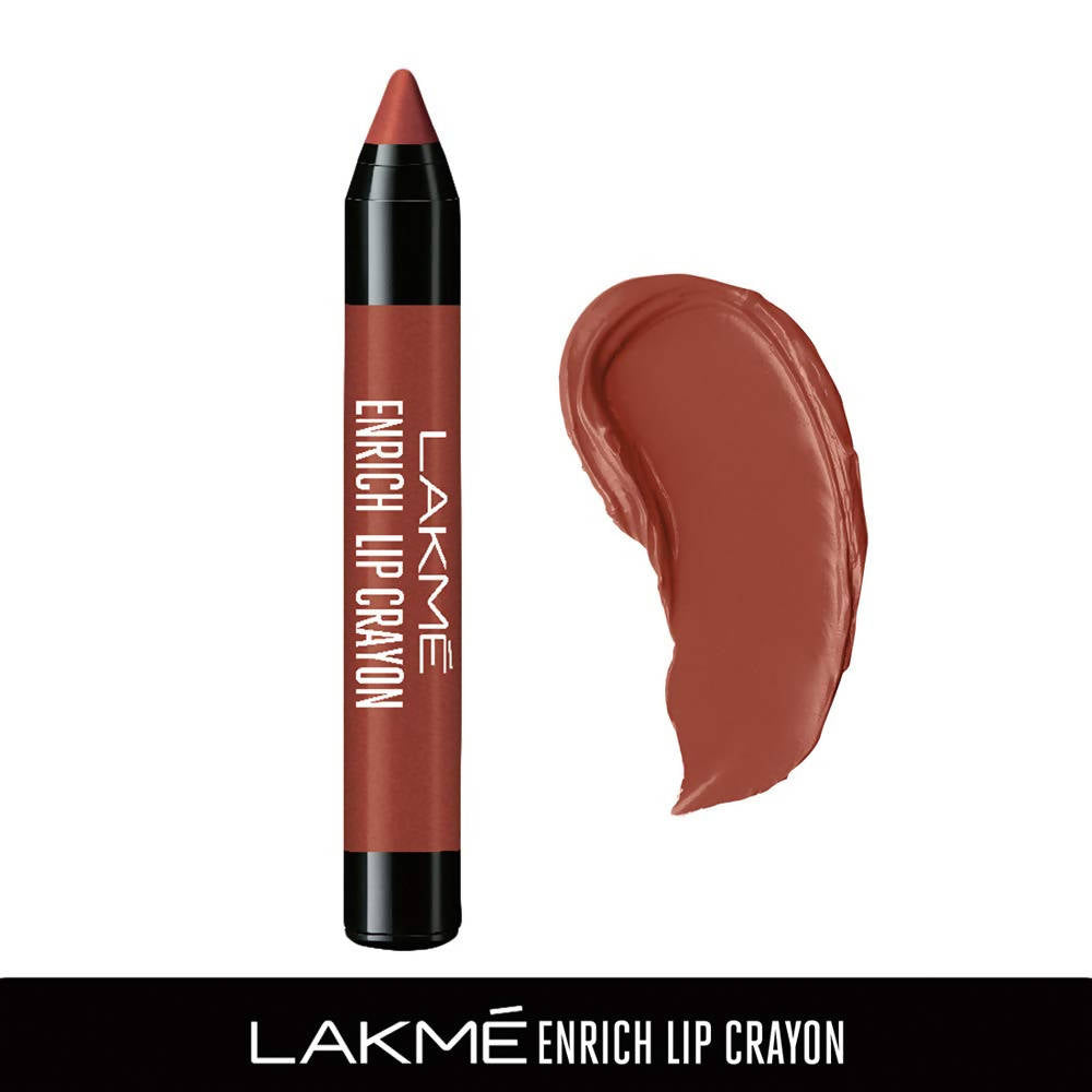 Lakme Enrich Lip Crayon - Cinnamon Brown