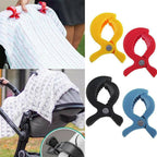 Safe-O-Kid Baby Stroller Seat Cover Clips For Protection & Safety for kids- Black