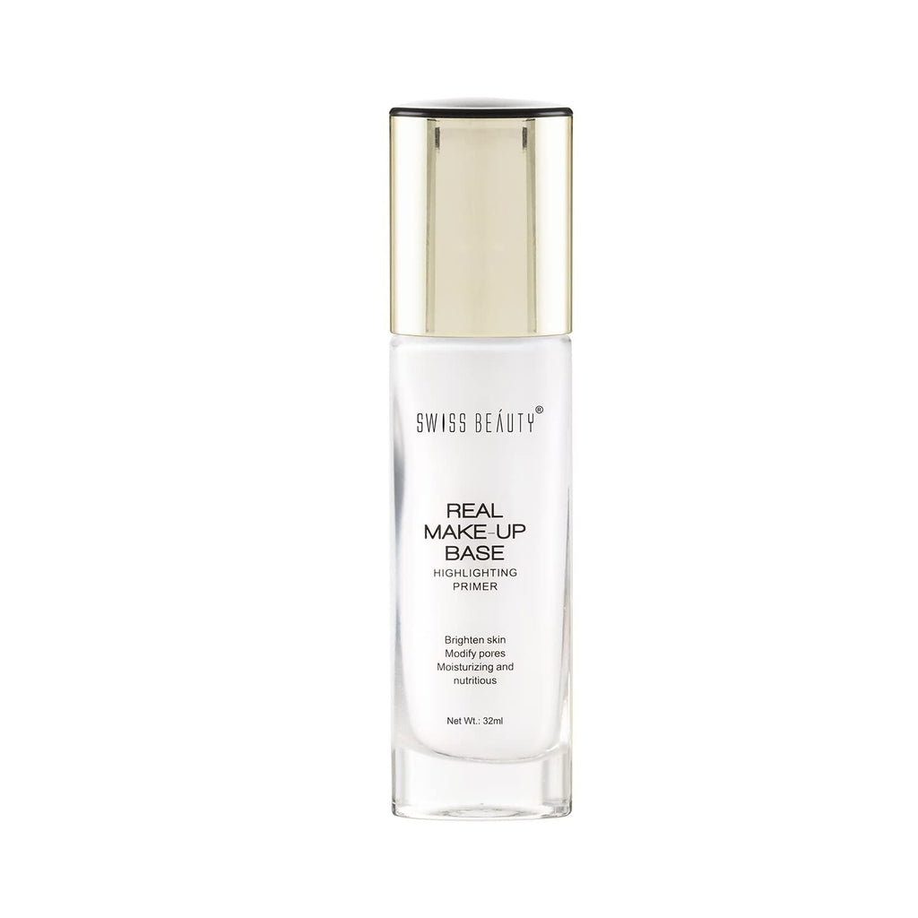 Swiss Beauty Real Makeup Base Highlighting Primer - Shade- Pink Tint