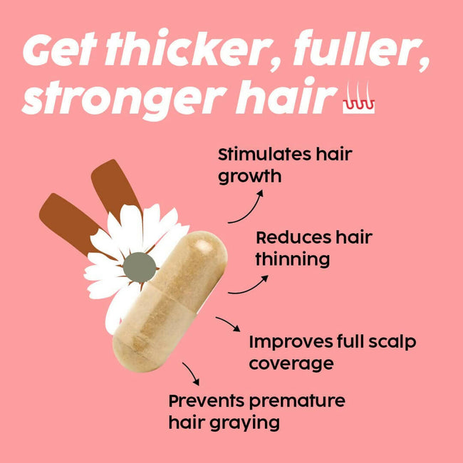 PLIX The Plant Fix Hair Care Women Capsules with Bhringraj Main Image