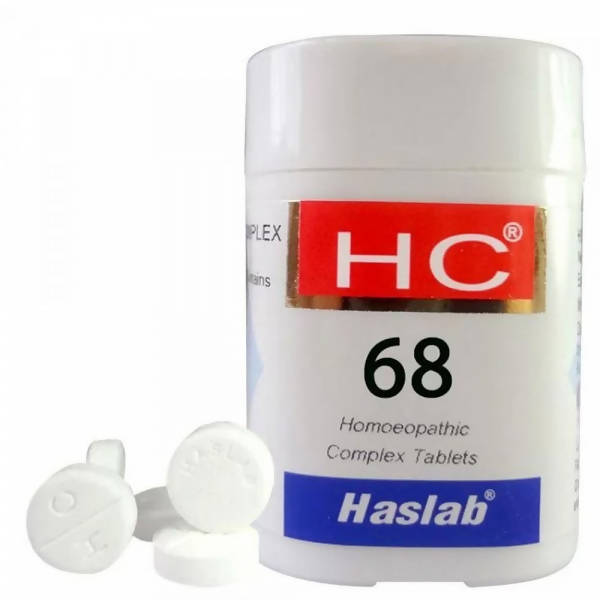 Haslab Homeopathy HC 68 Calcarea Flour Complex Tablets Hover Image