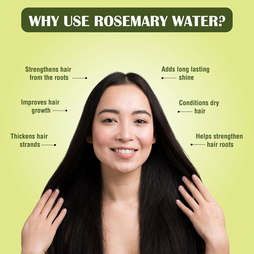 Myherb Rosemary Water Hair Spray For Regrowth, Helps Reduce Hairfall, Strengthens Hair
