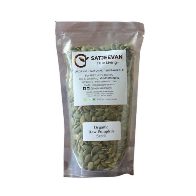 Satjeevan Organic Raw Pumpkin Seeds Hover Image