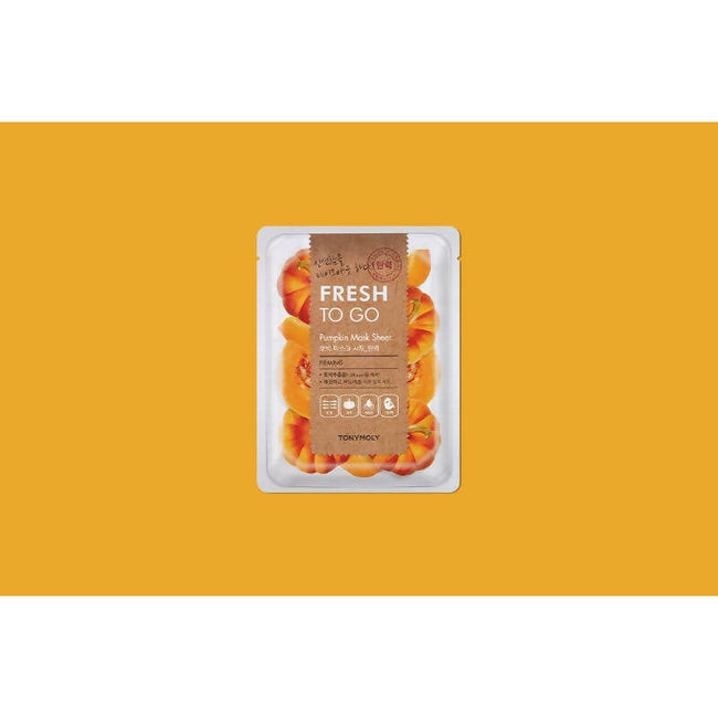 Tonymoly Fresh To Go Pumpkin Mask Sheet Firming - Korean Skincare Main Image