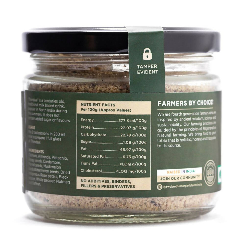 Two Brothers Organic Farms Thandai Drink Mix-Unsweetened