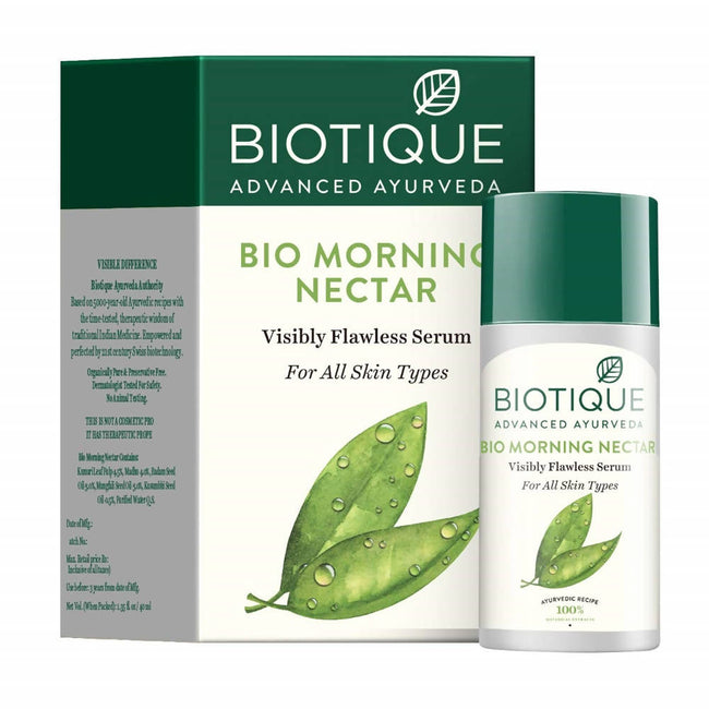 Biotique Advanced Ayurveda Bio Morning Nectar Visibly Flawless Serum Hover Image