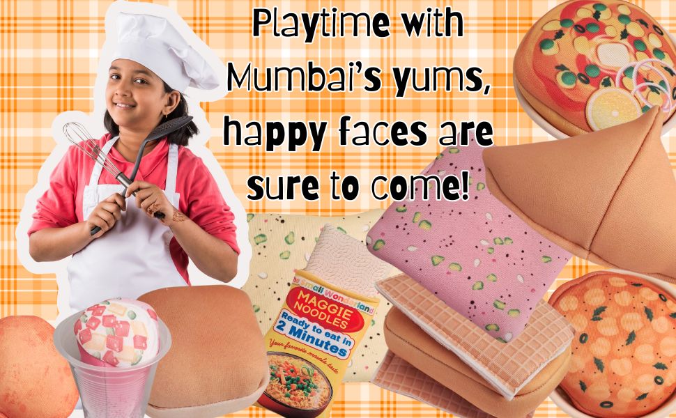 The Small Wonderland Aamchi Mumbai Pretend Play Food Toys- Indian food inspired kitchen toys