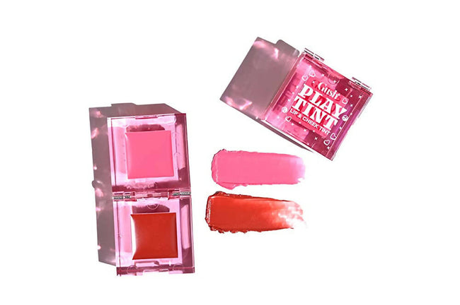 Gush Beauty Play Tint & Lip Stains - 2 in 1 Lip and Cheek Tint - Rose Pink & Brown Sugar Main Image