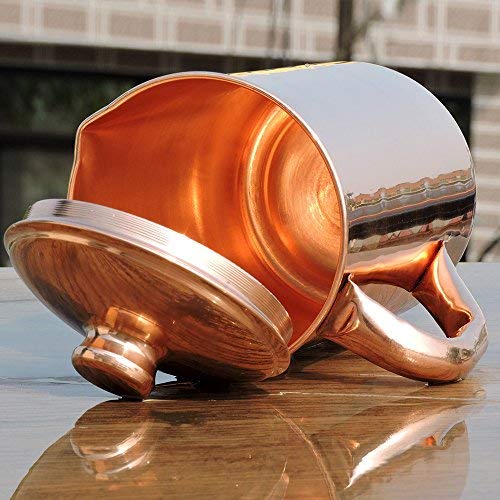 Pure Copper Water Jug With Handles And Lid