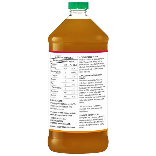 St.Botanica Apple Cider Vinegar With Mother & Honey Main Image