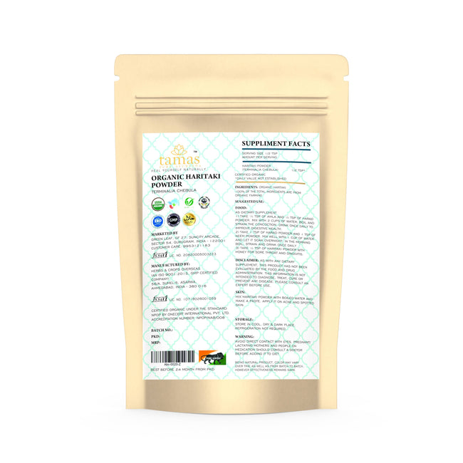 Tamas Pure Ayurveda Superfood Organic Haritaki Powder Main Image