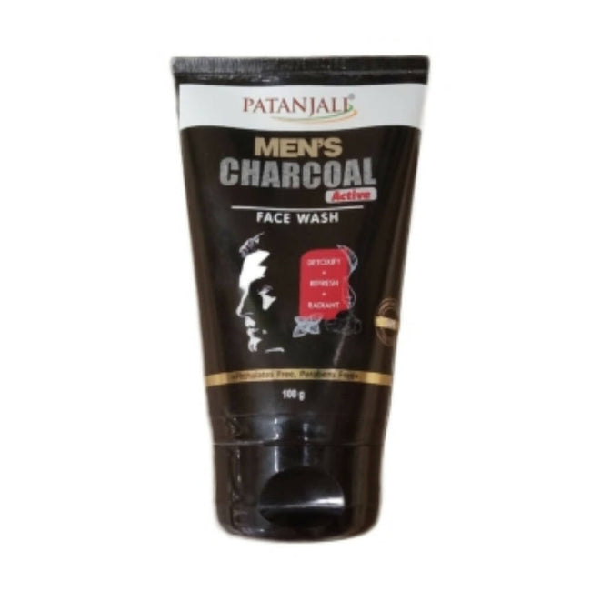 Patanjali Men's Charcoal Active Face Wash Hover Image