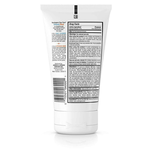 Neutrogena Clear Pore Cleanser Mask Main Image