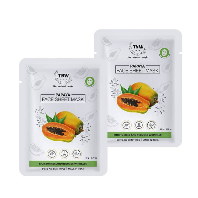 The Natural Wash Papaya Face Sheet Mask Main Image